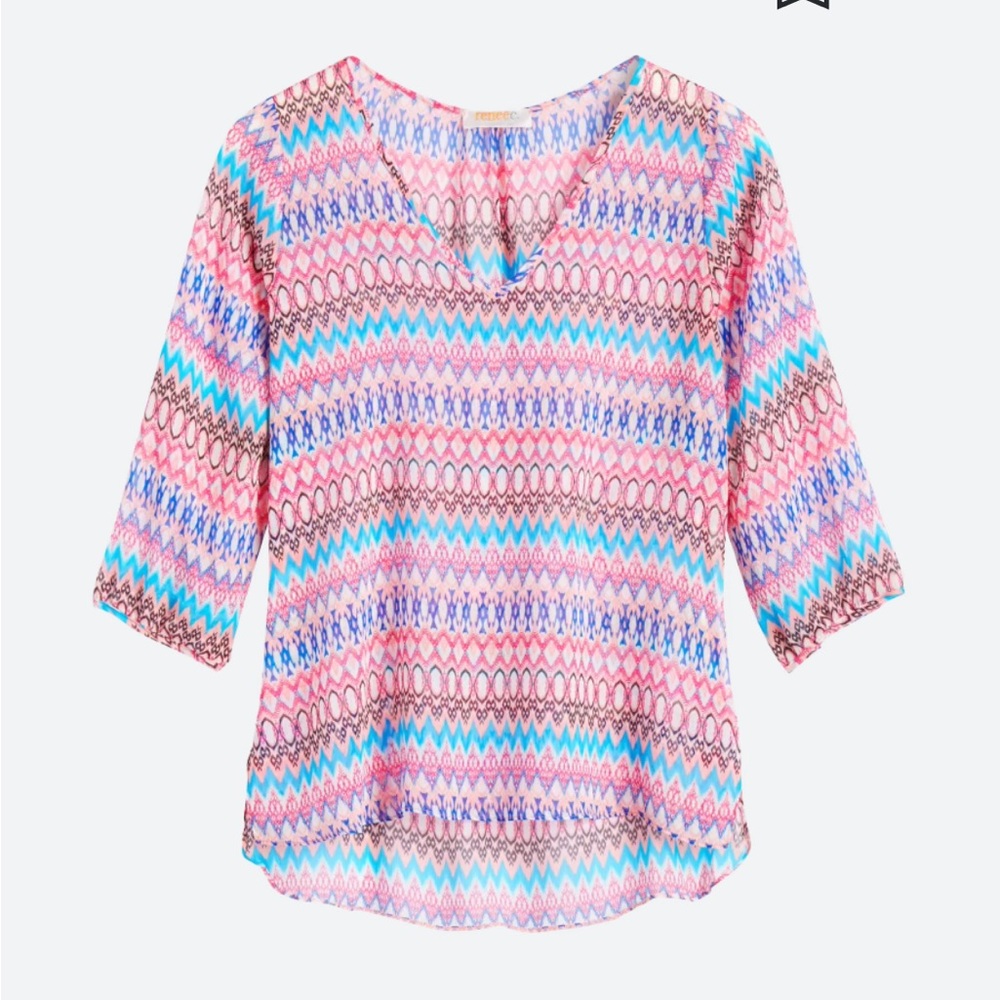 Renee multi color blouse